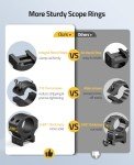 CVLIFE Medium Profile Scope Rings for Picatinny Rails