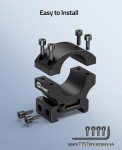 CVLIFE Medium Profile Scope Rings for Picatinny Rails