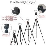 360° Swivel Shooting Tripod with Adjustable Legs