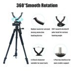 360° Swivel Shooting Tripod with Adjustable Legs