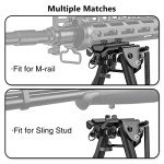 Carbon Fiber Bipod with M-Rail Adapter
