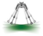 Caldwell XLA Pivot Bipod 6"-9" Adjustable Legs