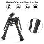 Carbon Fiber Bipod with M-Rail Adapter