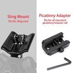 Zeadio Adjustable Bipod with Sling Mount 7-10