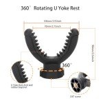 Adjustable Portable Shooting Tripod with V Yoke Rest