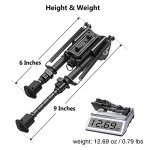 Carbon Fiber Bipod with M-Rail Adapter