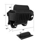 Tactical Rifle Cheek Riser with Molle Pouch