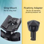 Zeadio Adjustable Bipod with Sling Mount 7-10