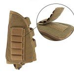 Tactical Buttstock Ammo Holder Pouch - Coyote Brown