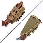 Tactical Buttstock Ammo Holder Pouch - Coyote Brown