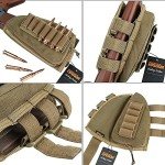 Tactical Buttstock Ammo Holder Pouch - Coyote Brown