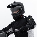 ILM Dual Sport Adventure Motorcycle Helmet - Matte Black