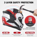 JQF Gear DOT Approved Full Face Motocross Helmet