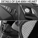 ILM DOT Certified Dual Sport Motocross Helmet
