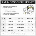 ILM Full Face Adult Motocross Helmet - Matte Black