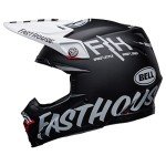 BELL Moto-9S Flex Helmet - Matte Black/White