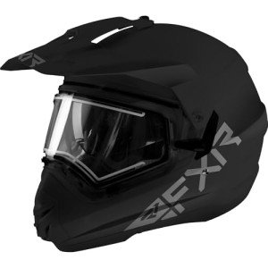 FXR Torque X Prime Electric Shield Helmet - Black