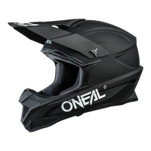 Black SRS Motocross Helmet Size M
