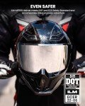 ILM Full Face Dual Visor Motorcycle Helmet