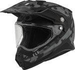 Fly Racing Trekker Helmet - Matte Grey/Black, XX-Large