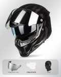 ILM Full Face Dual Visor Motorcycle Helmet