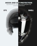 ILM Full Face Dual Visor Motorcycle Helmet