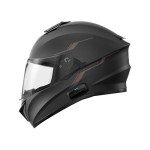 OutForce Smart Full Face Helmet - Matt Black