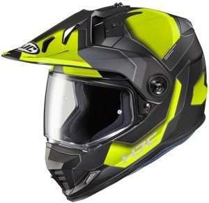 HJC DS-X1 Synergy Yellow Motocross Helmet XL