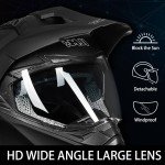 ILM Dual Sport Full Face Motocross Helmet