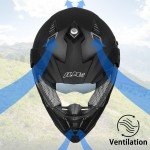 ILM Dual Sport Full Face Motocross Helmet