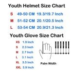 Youth Full Face Motocross Helmet & Glove Set