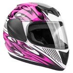 Typhoon Kids Full Face Motorcycle Helmet - Pink