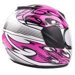 Typhoon Kids Full Face Motorcycle Helmet - Pink