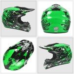 SPARK Kids Dirt Bike Full Face Helmet Set