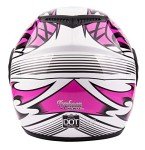Typhoon Kids Full Face Motorcycle Helmet - Pink