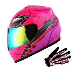 Youth Full Face Motocross Helmet & Glove Bundle
