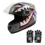 TCMT Youth Full Face Motocross Helmet