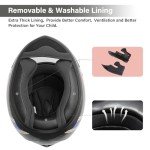 TCMT Youth Full Face Motocross Helmet