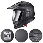 AHR H-VEN30 DOT Motocross Helmet with Visor