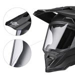 AHR H-VEN30 DOT Motocross Helmet with Visor