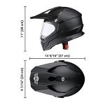 AHR H-VEN30 DOT Motocross Helmet with Visor
