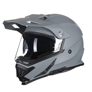 Triangle Full Face Motocross Helmet with Sunshield