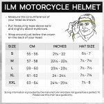 ILM Dual Sport Motorcycle Helmet with Sun Visor