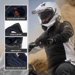ILM Dual Sport Motorcycle Helmet with Sun Visor
