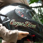 Custom Waterproof Motorcycle Helmet Name Decal Stickers