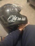 Sticky Dude Reflective 3M Helmet Stickers - 2 Pack