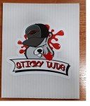 Sticky Dude Reflective 3M Helmet Stickers - 2 Pack