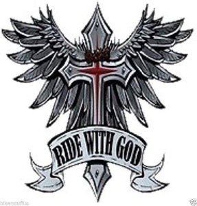 MFX Design God Wings Motocross Helmet Decal