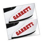 Personalized Motocross Helmet Decal Sticker Kit