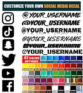 Custom Vinyl Stickers for Social Media Platforms